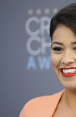 GINA RODRIGUEZ at Critics’s Choice Awards 2016 in Santa Monica 01/17/2016