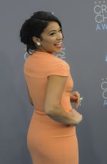 GINA RODRIGUEZ at Critics’s Choice Awards 2016 in Santa Monica 01/17/2016