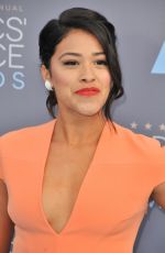 GINA RODRIGUEZ at Critics’s Choice Awards 2016 in Santa Monica 01/17/2016