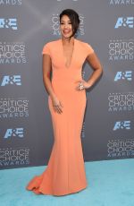 GINA RODRIGUEZ at Critics’s Choice Awards 2016 in Santa Monica 01/17/2016