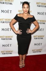 GINA RODRIGUEZ at The Moet & Chandon Celebration: 25 Years at the Golden Globes in West Hollywood 01/08/2016