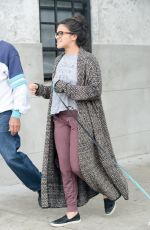 GINA RODRIGUEZ Walks Her Dog Out in Venice Beach 01/24/2016