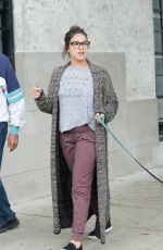 GINA RODRIGUEZ Walks Her Dog Out in Venice Beach 01/24/2016