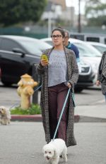 GINA RODRIGUEZ Walks Her Dog Out in Venice Beach 01/24/2016