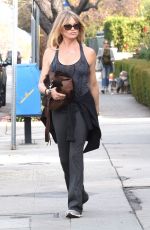 GOLDIE HAWN Out and About in Brentwood 01/14/2016