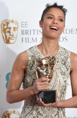 GUGU MBATHA-RAW at EE British Academy Film Awards Nominations Announcement in London 01/08/2016