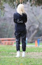 GWEN STEFANI at a Park in Los Angeles 01/30/2016