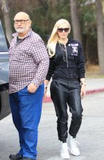 GWEN STEFANI at a Park in Los Angeles 01/30/2016
