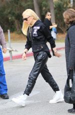 GWEN STEFANI at a Park in Los Angeles 01/30/2016
