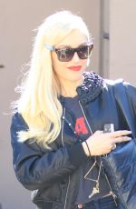GWEN STEFANI Out and About in Los Angeles 01/28/2016