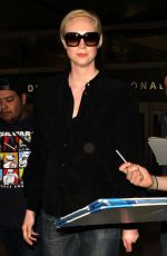 GWENDOLINE CHRISTIE at LAX Airport in Los Angeles 01/29/2016