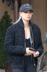 HAILEY BALDWIN Leaves Montage Hotel in Beverly Hills 01/11/2016