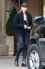 HAILEY BALDWIN Leaves Montage Hotel in Beverly Hills 01/11/2016