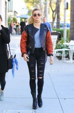 HAILEY BALDWIN Out and About in Beverly Hills 01/12/2016