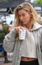 HAILEY BALDWIN Out and About in Los Angeles 01/18/2016