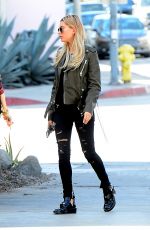 HAILEY BALDWIN Out in Los Angeles 01/21/2016