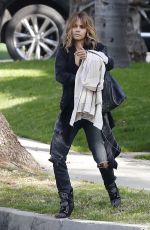HALLE BERRY Out and About in Los Angeles 01/16/2016