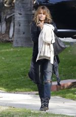 HALLE BERRY Out and About in Los Angeles 01/16/2016