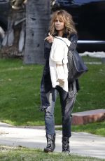 HALLE BERRY Out and About in Los Angeles 01/16/2016