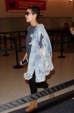 HALSEY at LAX Airport in Los Angeles 01/19/2016