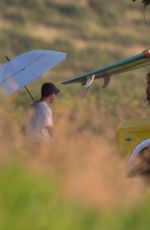 HANNAH DAVIS in Bikini on the Set of a Photoshoot in Hawaii 01/13/2016