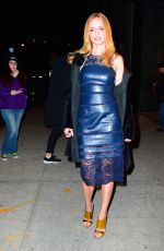 HEATHER GRAHAM Leaves Watch what Happens Live in New York in New York 01/12/2016