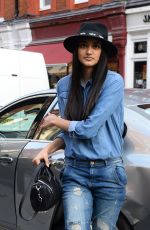 HEELAM GILL Arrives at Chiltern Firehouse in Marylebone 12/18/2015