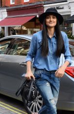 HEELAM GILL Arrives at Chiltern Firehouse in Marylebone 12/18/2015