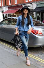 HEELAM GILL Arrives at Chiltern Firehouse in Marylebone 12/18/2015
