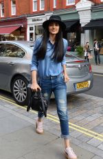 HEELAM GILL Arrives at Chiltern Firehouse in Marylebone 12/18/2015