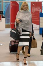 HEIDI KLUM Arrives at Sydney Airport from Melbourne 01/27/2016