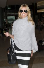 HEIDI KLUM Arrives at Sydney Airport from Melbourne 01/27/2016