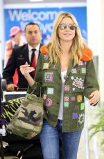 HEIDI KLUM at Airport in Sidney 01/20/2016
