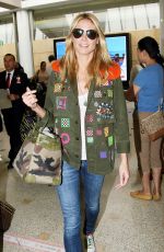 HEIDI KLUM at Airport in Sidney 01/20/2016