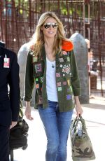 HEIDI KLUM at Airport in Sidney 01/20/2016