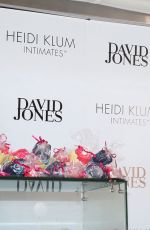 HEIDI KLUM at David Jones x Heidi Klum Intimates Colaboration in Sydney 01/28/2016
