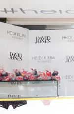 HEIDI KLUM at David Jones x Heidi Klum Intimates Colaboration in Sydney 01/28/2016
