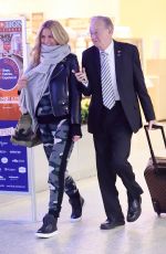 HEIDI KLUM at JFK Airport in New York 01/28/2016
