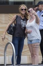 HEIDI KLUM Boards at a Boat in Sydney Harbour 01/23/2016