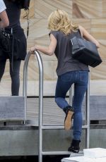 HEIDI KLUM Boards at a Boat in Sydney Harbour 01/23/2016
