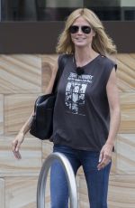 HEIDI KLUM Boards at a Boat in Sydney Harbour 01/23/2016