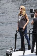 HEIDI KLUM Boards at a Boat in Sydney Harbour 01/23/2016