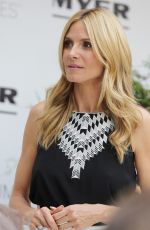 HEIDI KLUM Promotes Her Lingerie Line in Melbourne 01/27/2016