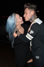 HELEN BRIGGS and Chet Johnson at The Colony Club in London 01/26/2016