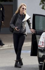 HELEN HUNT Out and About in Los Angeles 01/22/2016