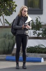 HELEN HUNT Out and About in Los Angeles 01/22/2016