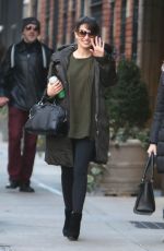 HILARIA BALDWIN Out and About in New York 01/06/2016
