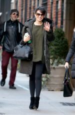 HILARIA BALDWIN Out and About in New York 01/06/2016
