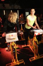 HILARY DUFF and LEA MICHELE at Soulcycle x Target Launch Event in New York 01/14/2016