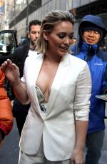 HILARY DUFF Arrives at Today Show in New York 01/12/2016